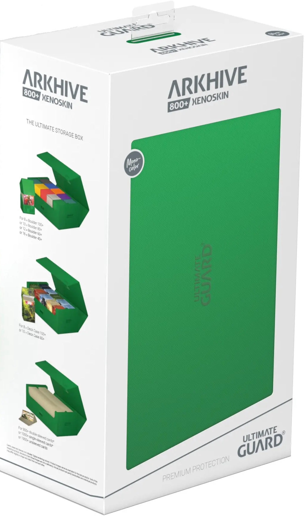 Ultimate Guard Deck Case Arkhive 800+ Monocolor Green