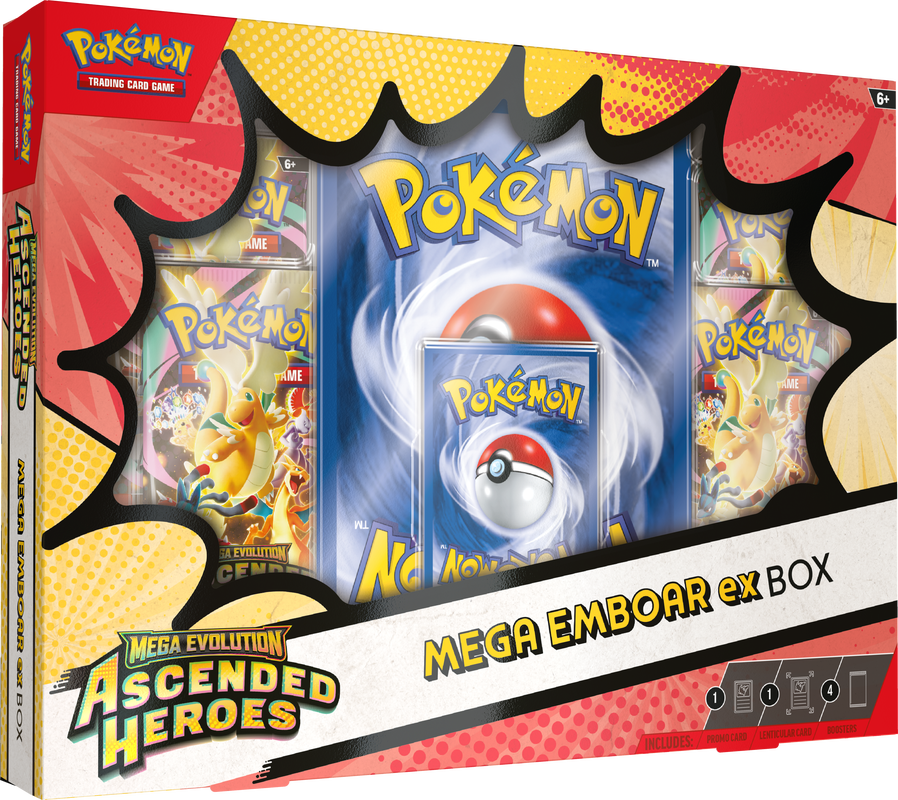 Pokemon TCG ME2.5 Ascended Heroes Mega Emboar ex Box (EN)