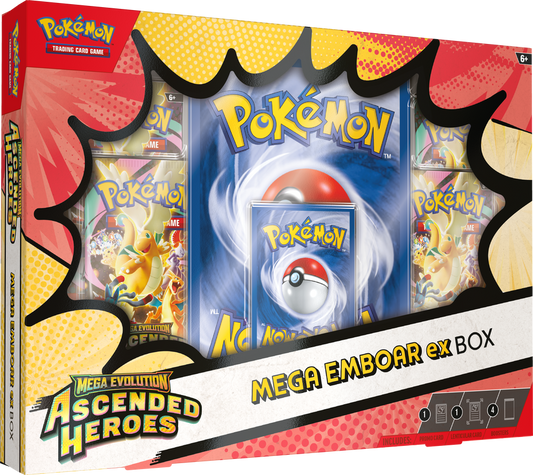 Pokemon TCG ME2.5 Ascended Heroes Mega Emboar ex Box (EN) (PRE ORDER)
