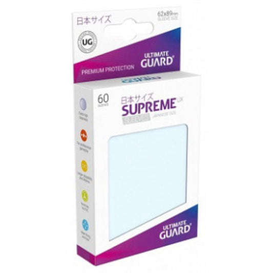 Ultimate Guard Sleeves Supreme Ux Small Clear 60Ct