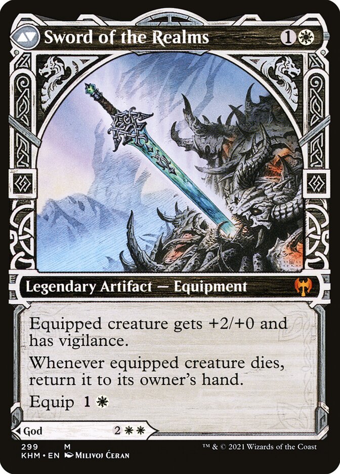 Halvar, God of Battle (Showcase) (Back)