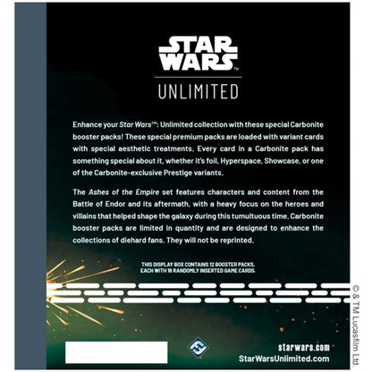 Star Wars: Unlimited - Ashes of the Empire - Carbonite Booster Display (EN)