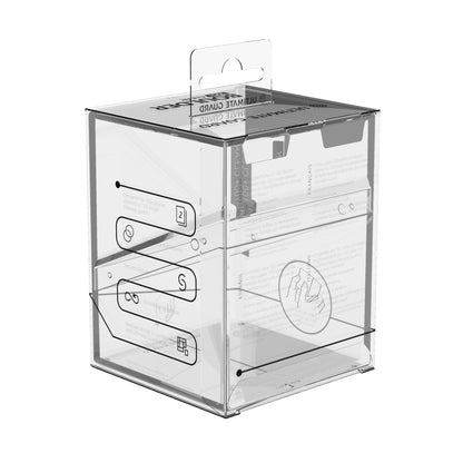 Ultimate Guard Deck Case Boulder 100+ Clear Transparent