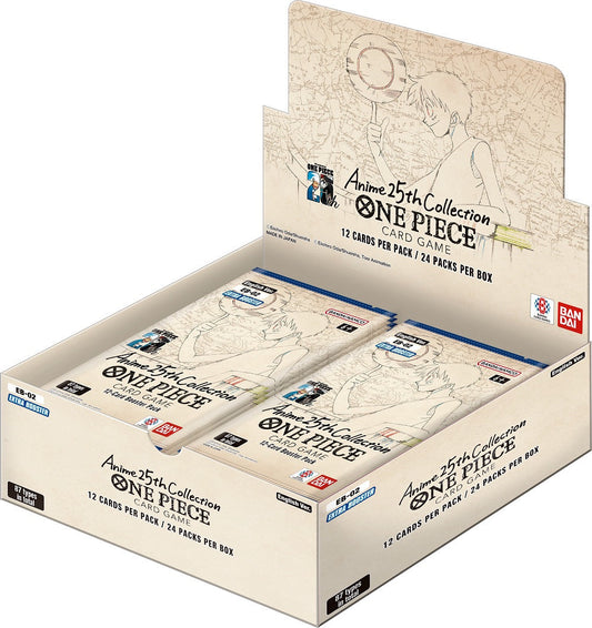 One Piece CG EB-02 Extra Booster Animation 25th Collection Booster Box (EN)