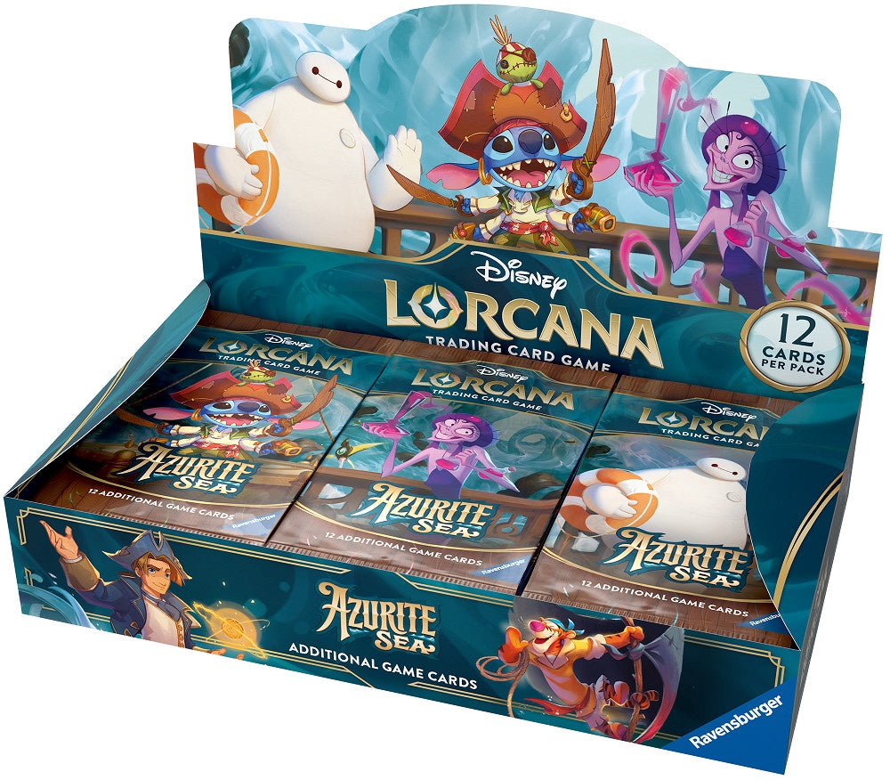 Disney Lorcana Azurite Sea Booster Box (English)