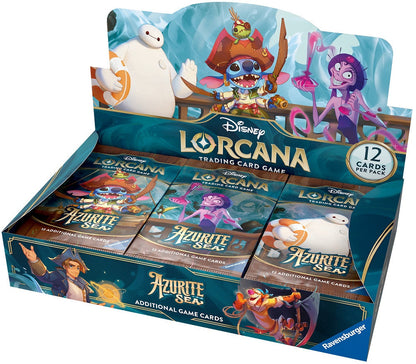 Disney Lorcana Azurite Sea Booster Box (English)