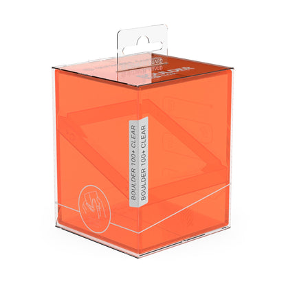 Ultimate Guard Deck Case Boulder 100+ Clear Poppy Topaz