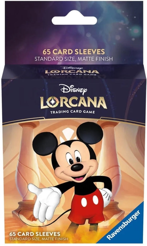 Disney Lorcana Card Sleeves - Mickey Mouse (65-Pack)