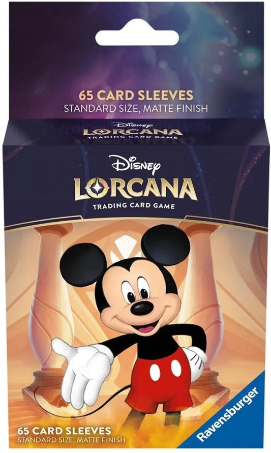 Disney Lorcana Card Sleeves - Mickey Mouse (65-Pack)