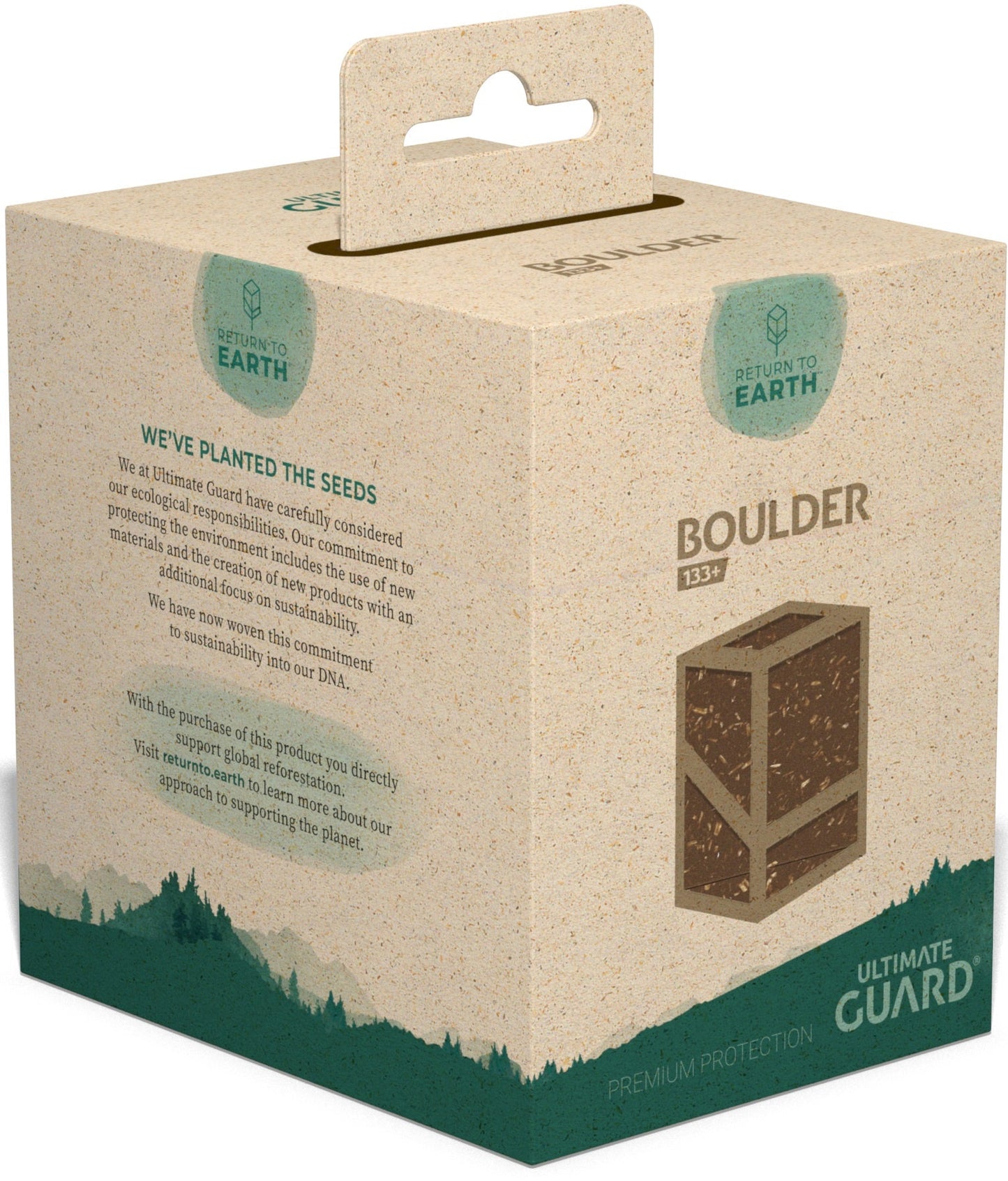 Ultimate Guard Rte Deck Case Boulder 133+ Brown