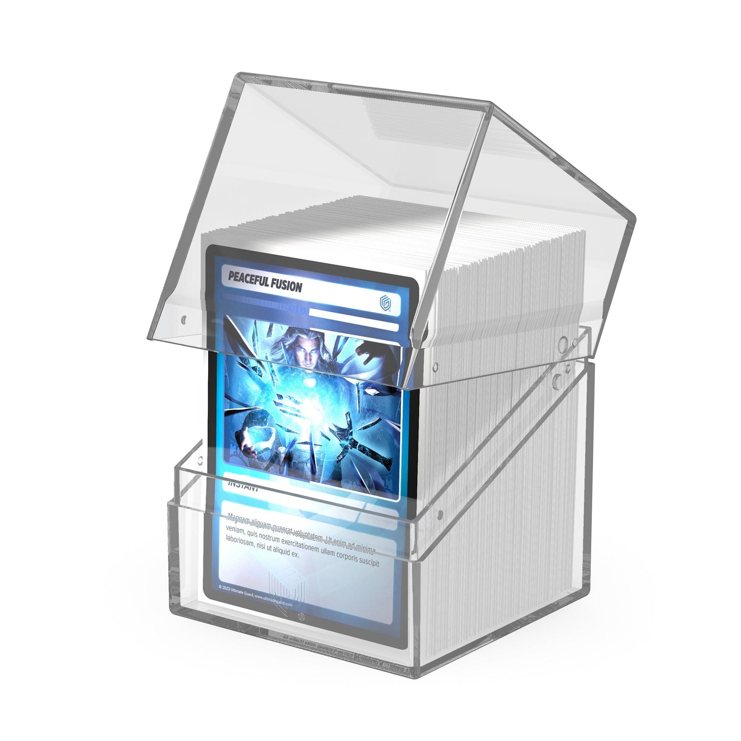 Ultimate Guard Deck Case Boulder 100+ Clear Transparent