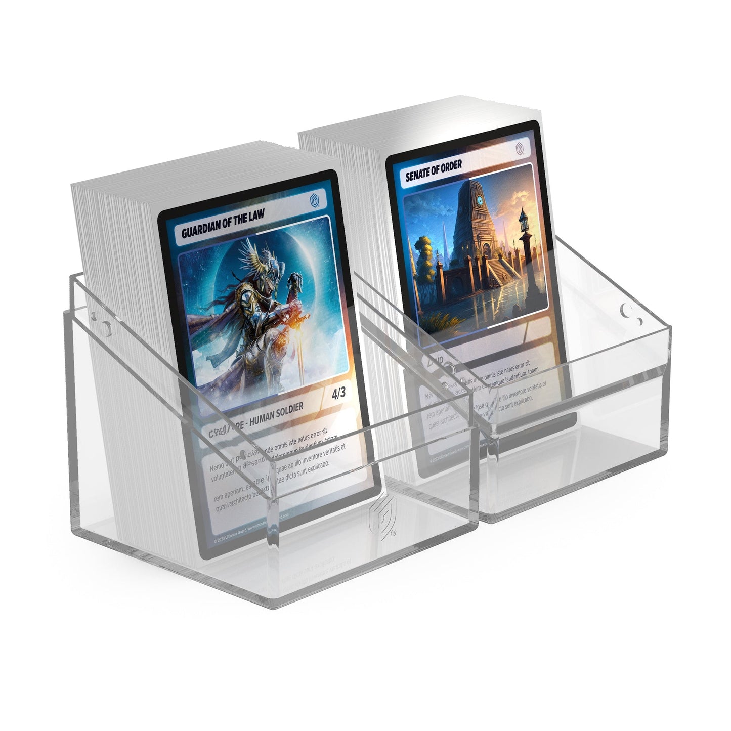 Ultimate Guard Deck Case Boulder 100+ Clear Transparent