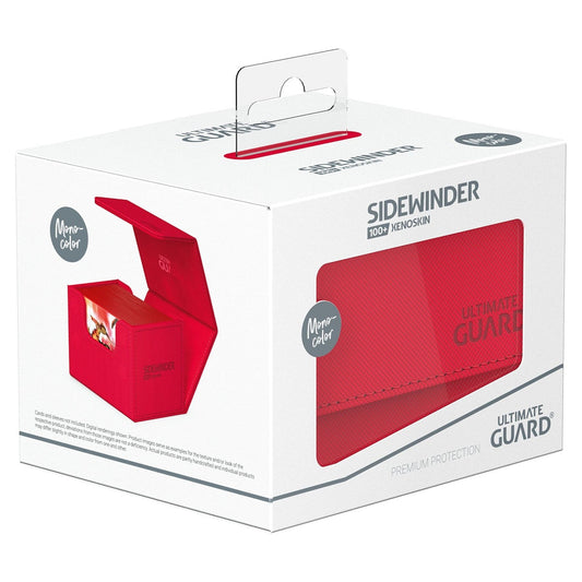 Ultimate Guard Deck Case Sidewinder 100+ Monocolor Red