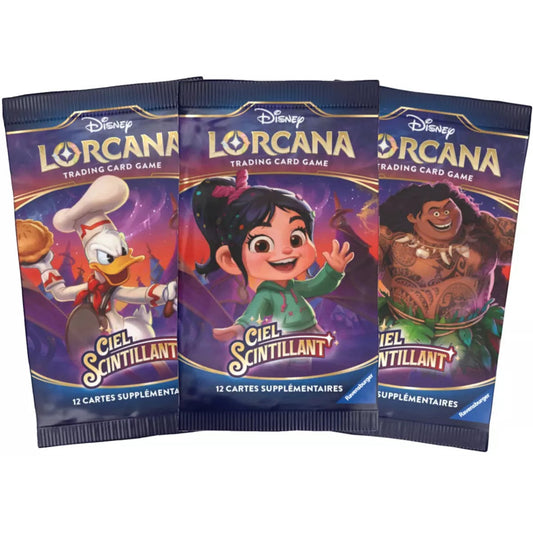 Disney Lorcana Ciel Scintillant Booster Pack (FR)