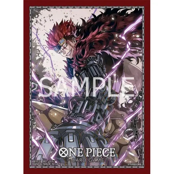 Bandai One Piece Trading Card Supplies - Deck Protectors - Eustass"Captain"Kid (70 Sleeves)