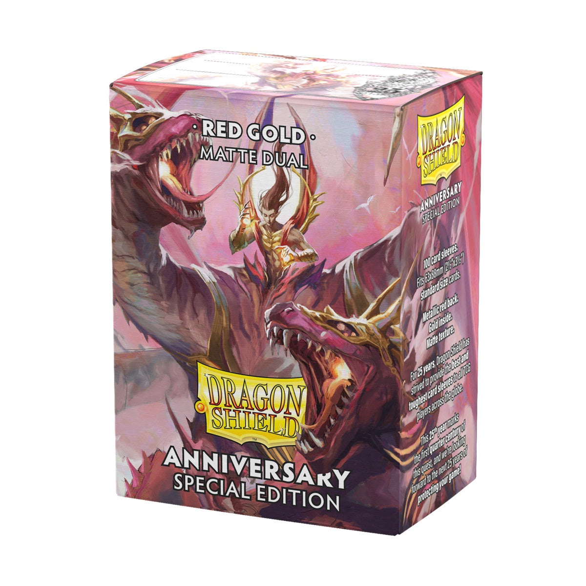 Dragon Shield Sleeves Dual Matte Special Anniversary Edition Red/gold (100)