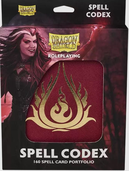 Dragon Shield Rpg Spell Codex Blood Red