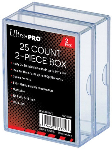Ultra Pro Storage Box - 2 Piece - 25 Ct