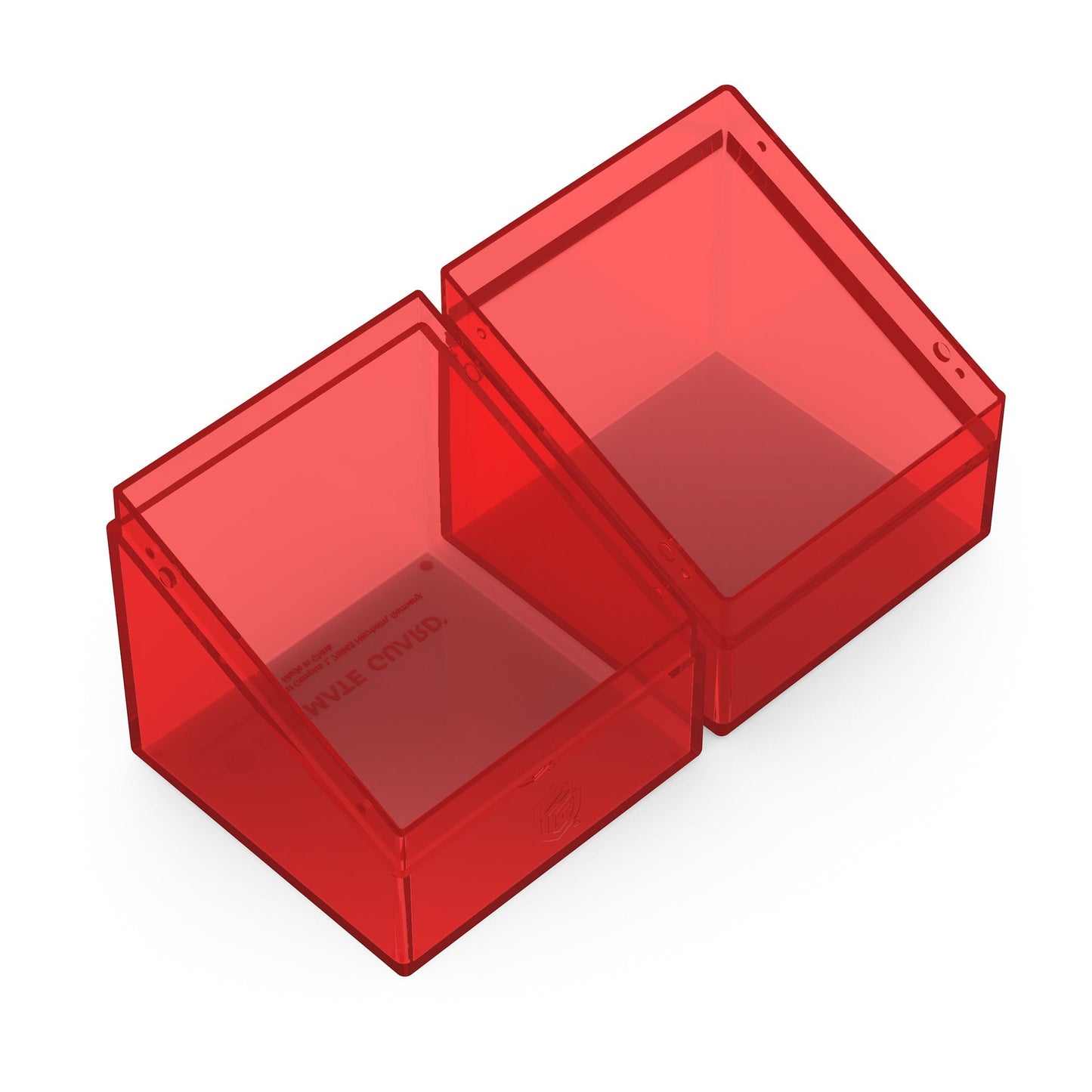Ultimate Guard Deck Case Boulder 100+ Clear Ruby