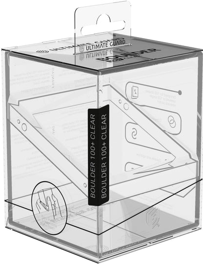 Ultimate Guard Deck Case Boulder 100+ Clear Transparent