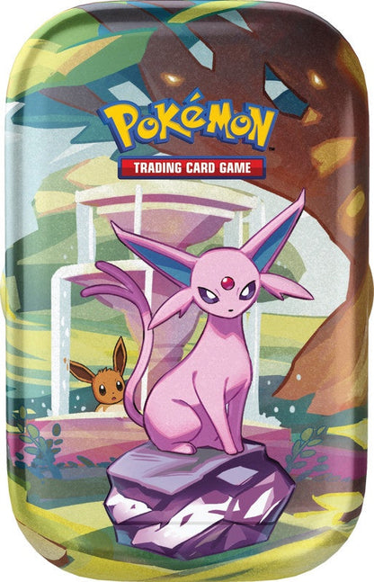 Pokemon Sv8.5 Prismatic Evolutions Mini Tin