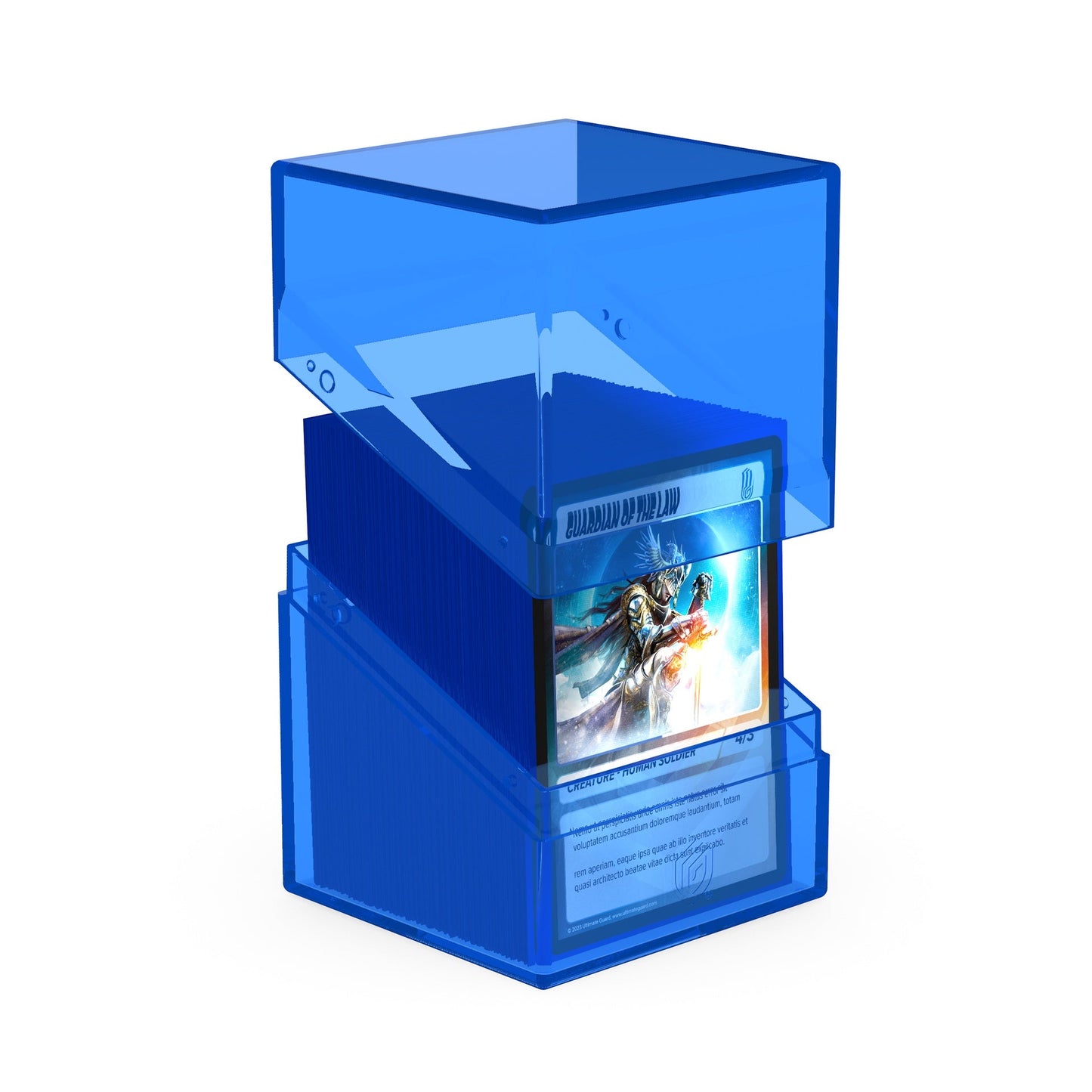 Ultimate Guard Deck Case Boulder 100+ Clear Sapphire