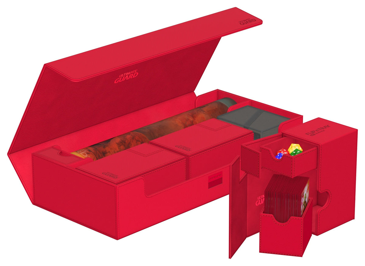 Ultimate Guard Deck Case Superhive 550+ Monocolor Red