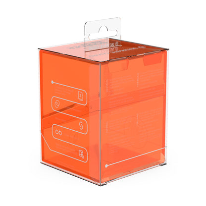 Ultimate Guard Deck Case Boulder 100+ Clear Poppy Topaz
