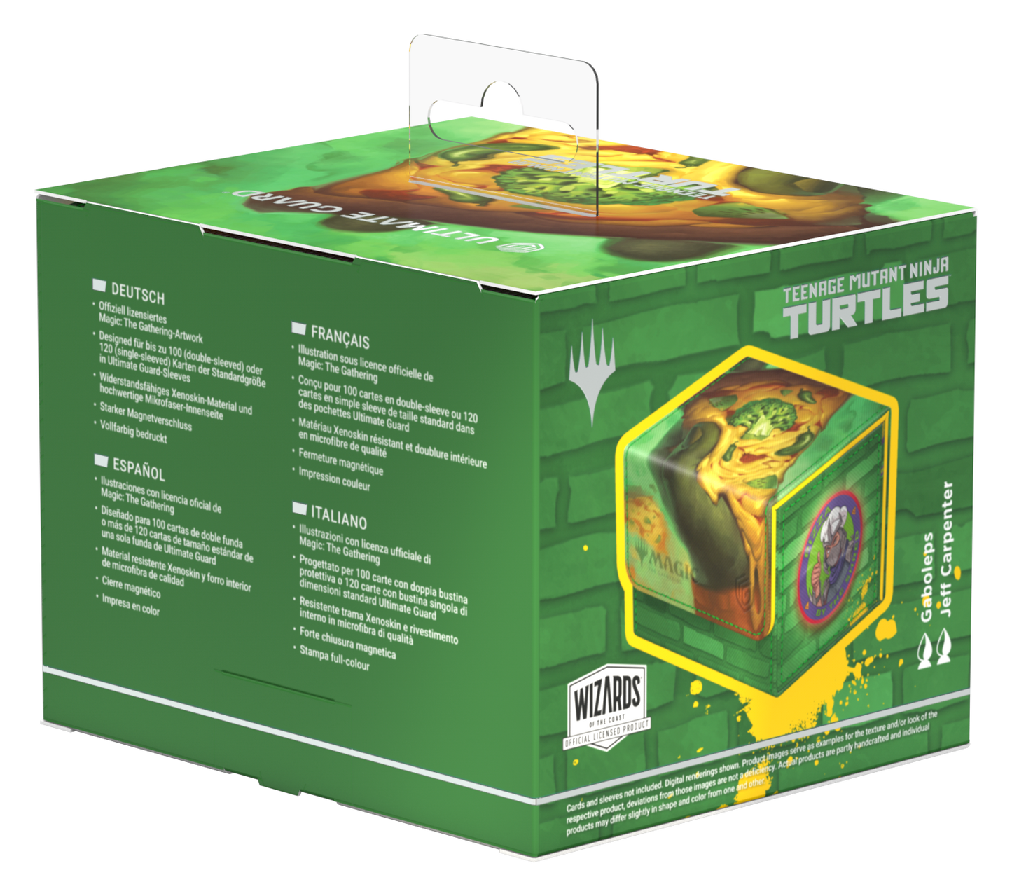 UG Deck Case Sidewinder 100+ Xenoskin MTG TMNT - Forest