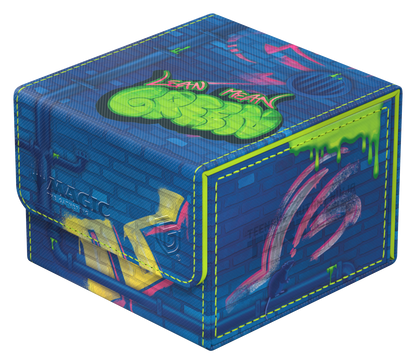 UG Deck Case Sidewinder 133+ Xenoskin MTG TMNT - Sewer Walls