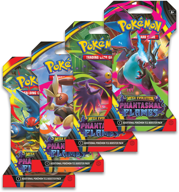 Sleeved Pokemon ME02 Phantasmal Flames Pack