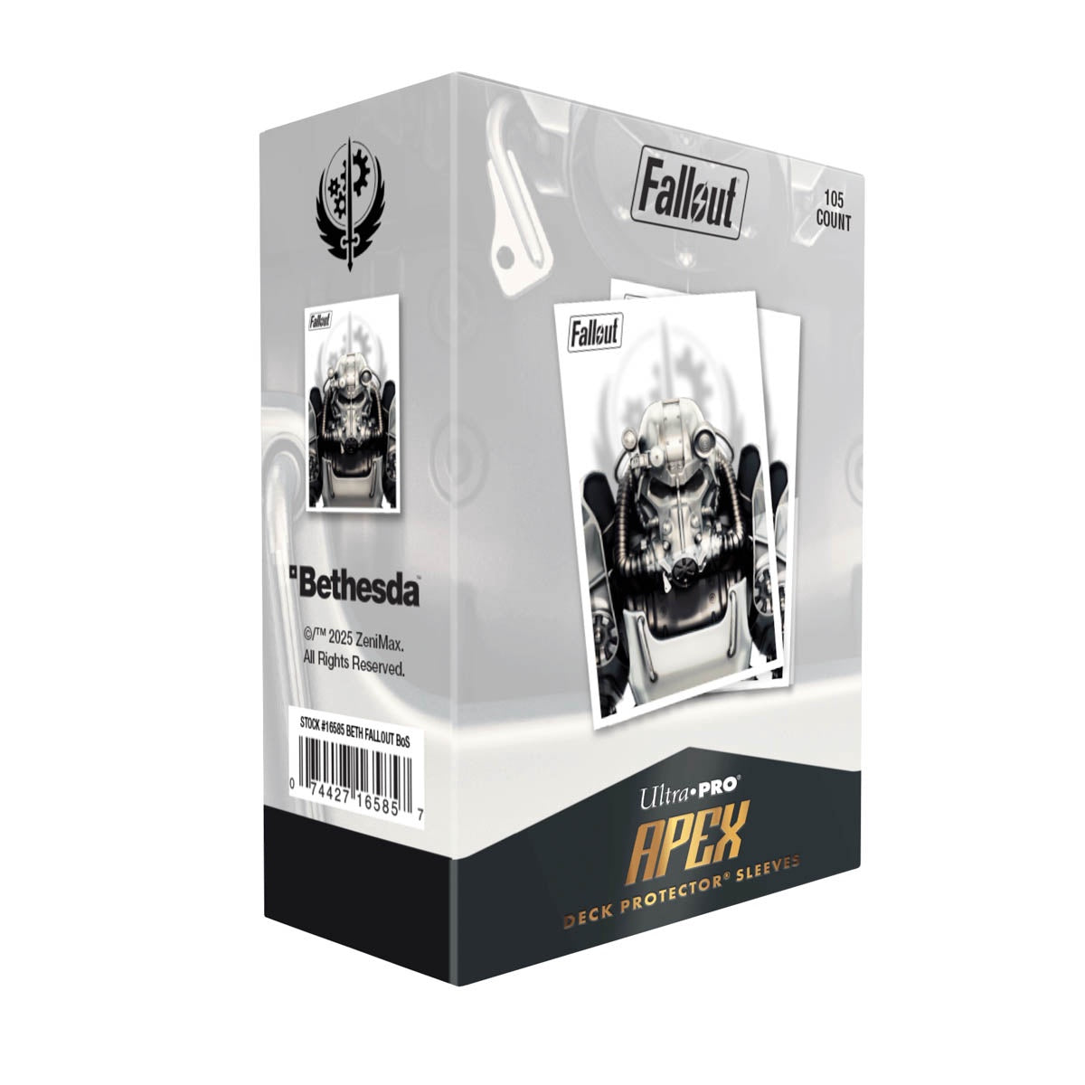 Ultra Pro D-Pro Apex Mtg Fallout Brotherhood of Steel Bethesda 105 Ct