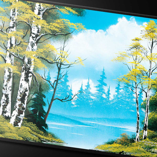 Ultra Pro Playmat Bob Ross Lakeside Path Black Stitch