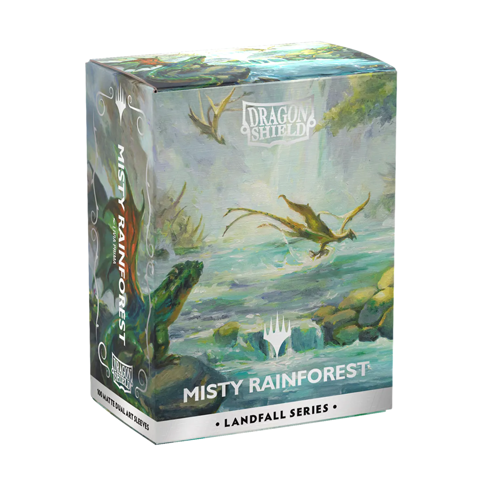 Magic the Gathering Landfall Series Misty Rainforest