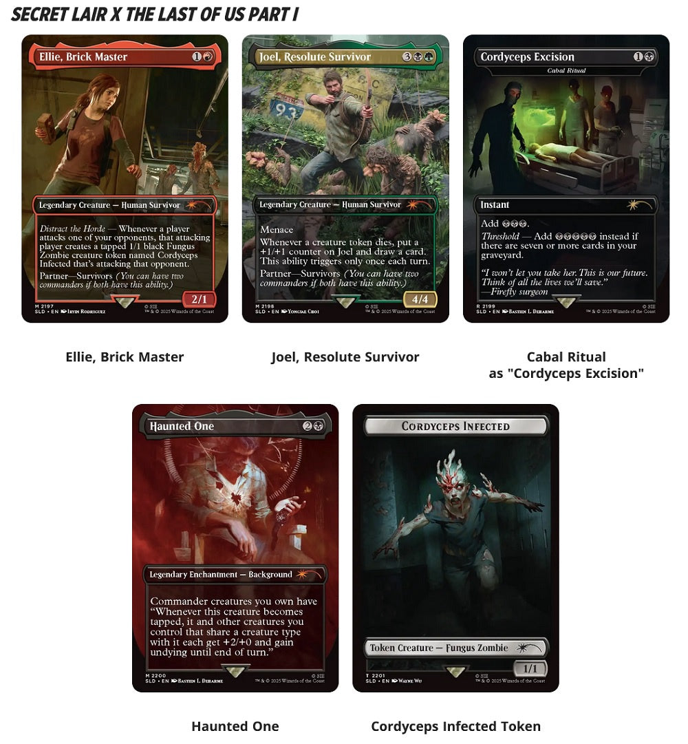 MTG Secret Lair : Playstation Super Drop the Last of Us Part I: Chasing Hope Regular