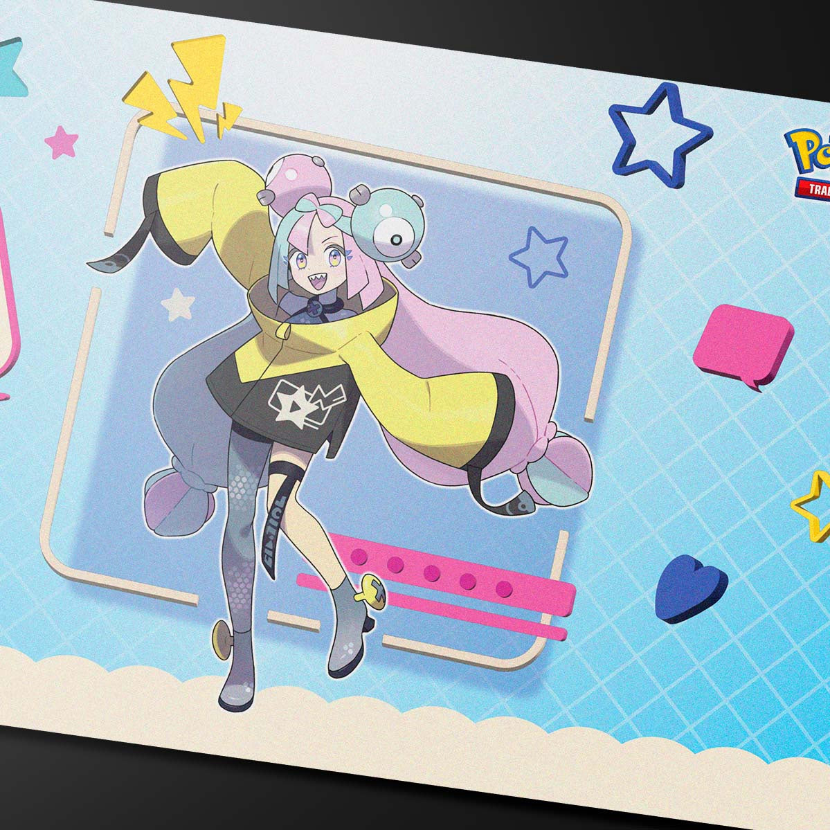 UP PLAYMAT POKEMON IONO AND BELLIBOLT