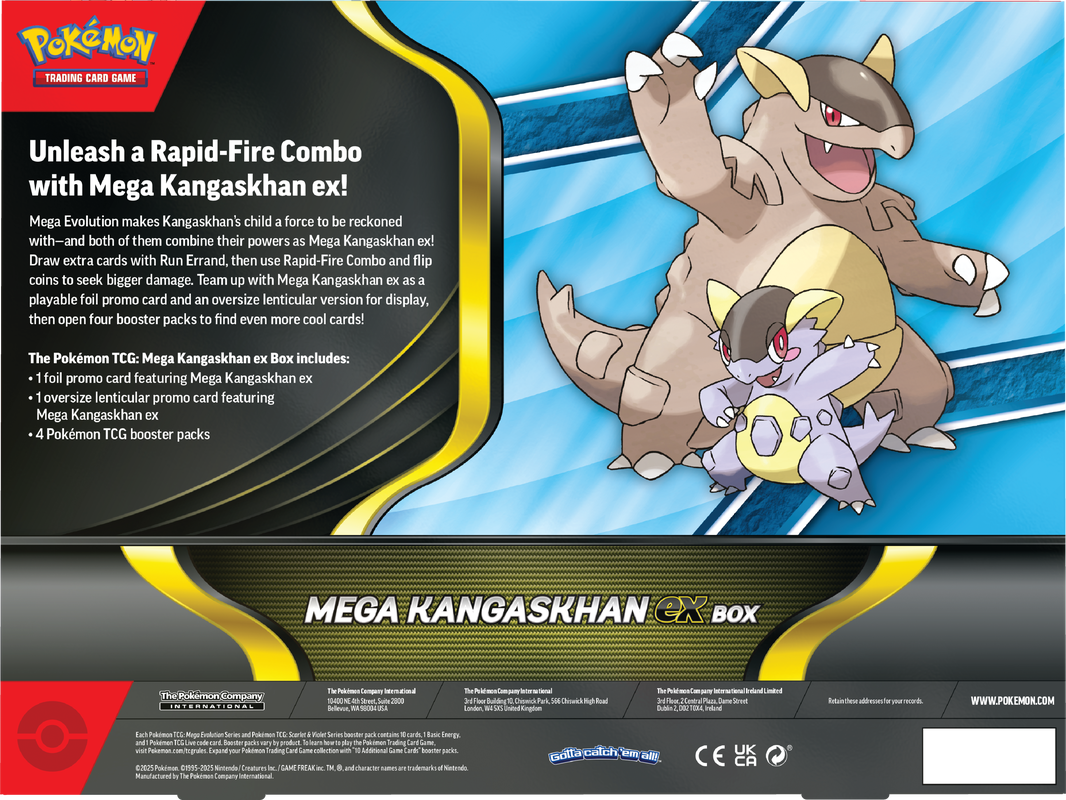Pokemon TCG Mega Kangaskhan ex Box (EN)