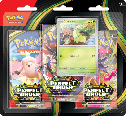 POKEMON ME03 PERFECT ORDER 3PK BLISTER
