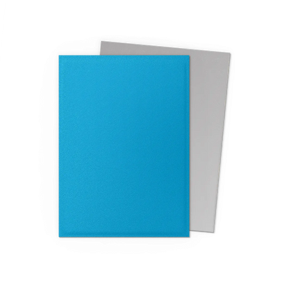 Dragon Shield Sleeves Dual Matte Sky Blue and Silver 100ct