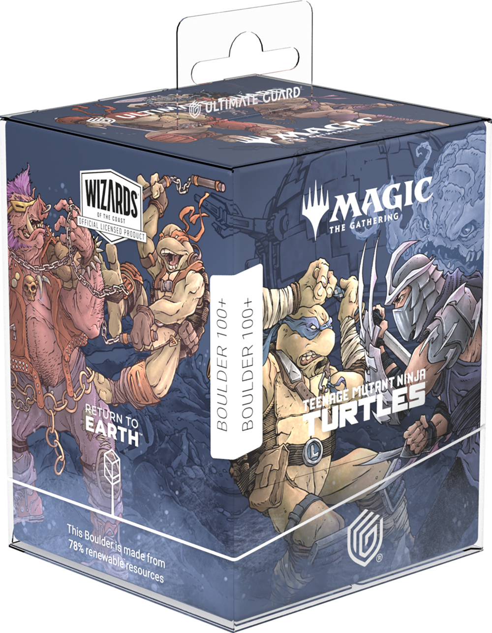 Ultimate Guard RTE Deck Case Boulder 100+ Mtg Teenage Mutant Ninja Turtles - Technodrome Battle