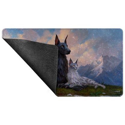 UP PLAYMAT MTG COMMANDER SERIES FAN VOTE 3 RIN AND SERI HOLOFOIL