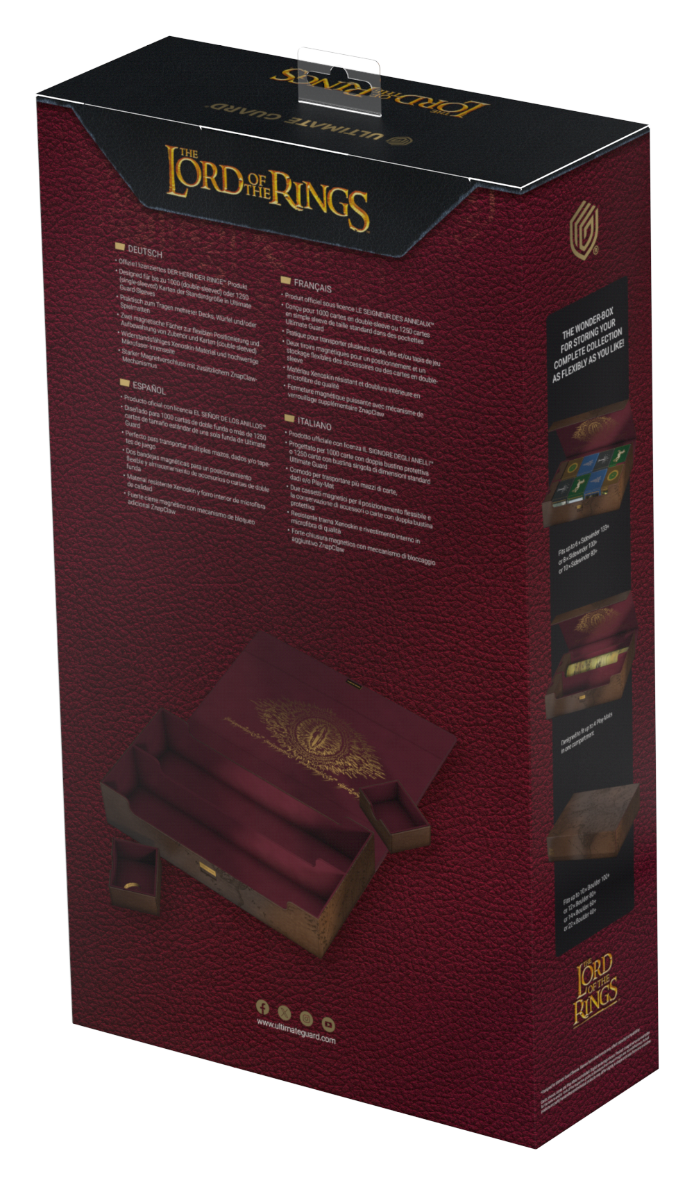 UG Deck Case Omnihive 1000+ LOTR Places of Middle Earth