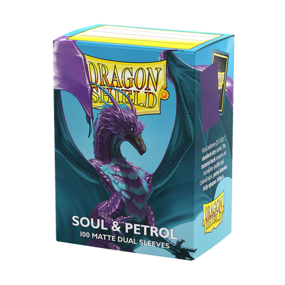 Dragon Shield Sleeves Dual Matte Soul And Petrol 100ct