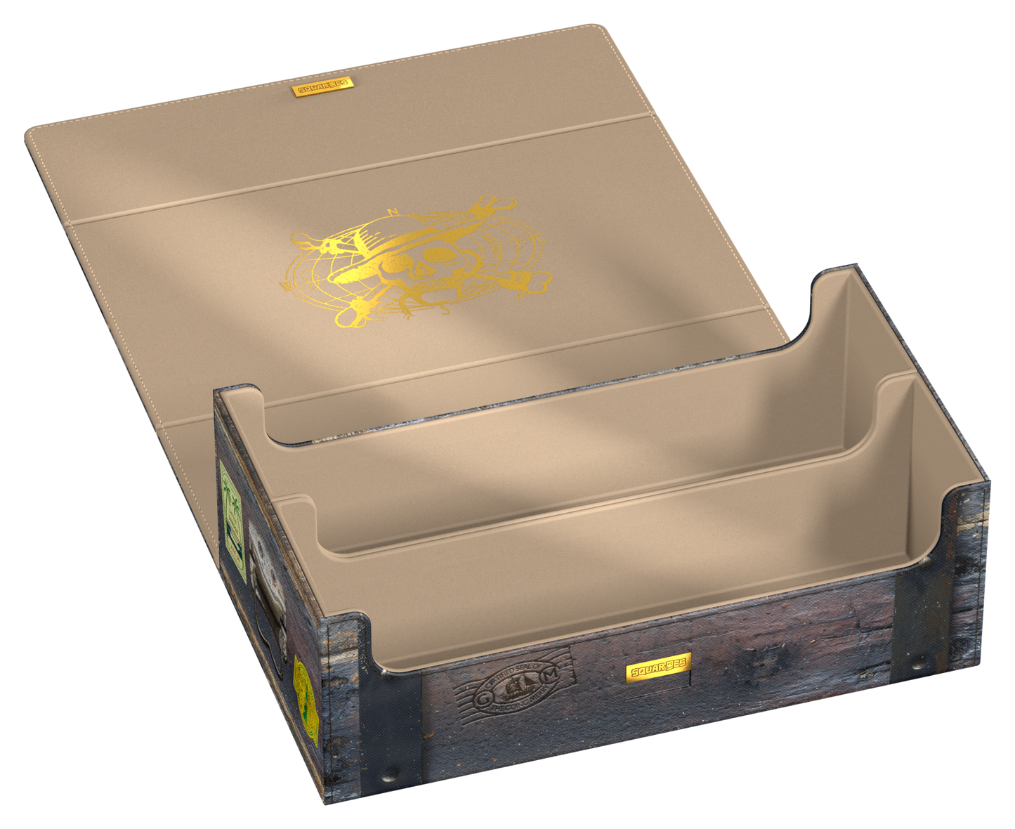 Squaroes Netflix One Piece Wv1 Collector's Case Wooden Chest