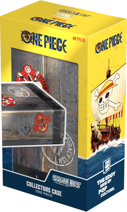 Squaroes Netflix One Piece Wv1 Collector's Case Wooden Chest
