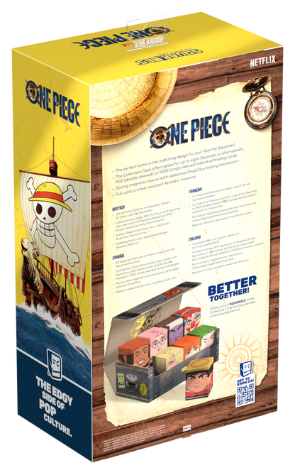 Squaroes Netflix One Piece Wv1 Collector's Case Wooden Chest