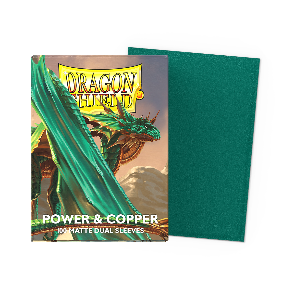 Dragon Shield Sleeves Dual Matte Power And Copper 100ct