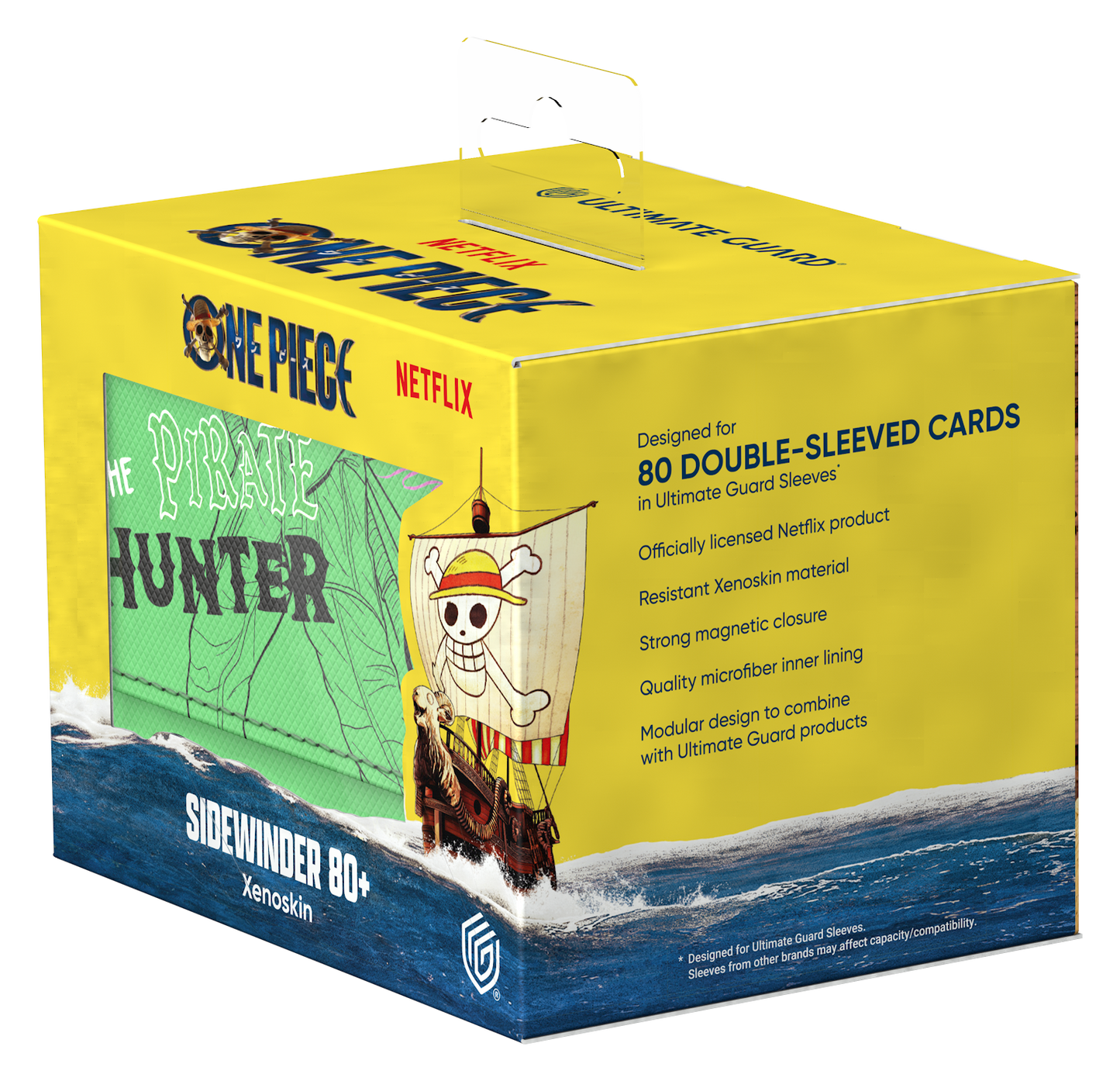 Ultimate Guard Deck Case Sidewinder 80+ Xenoskin One Piece - Zoro