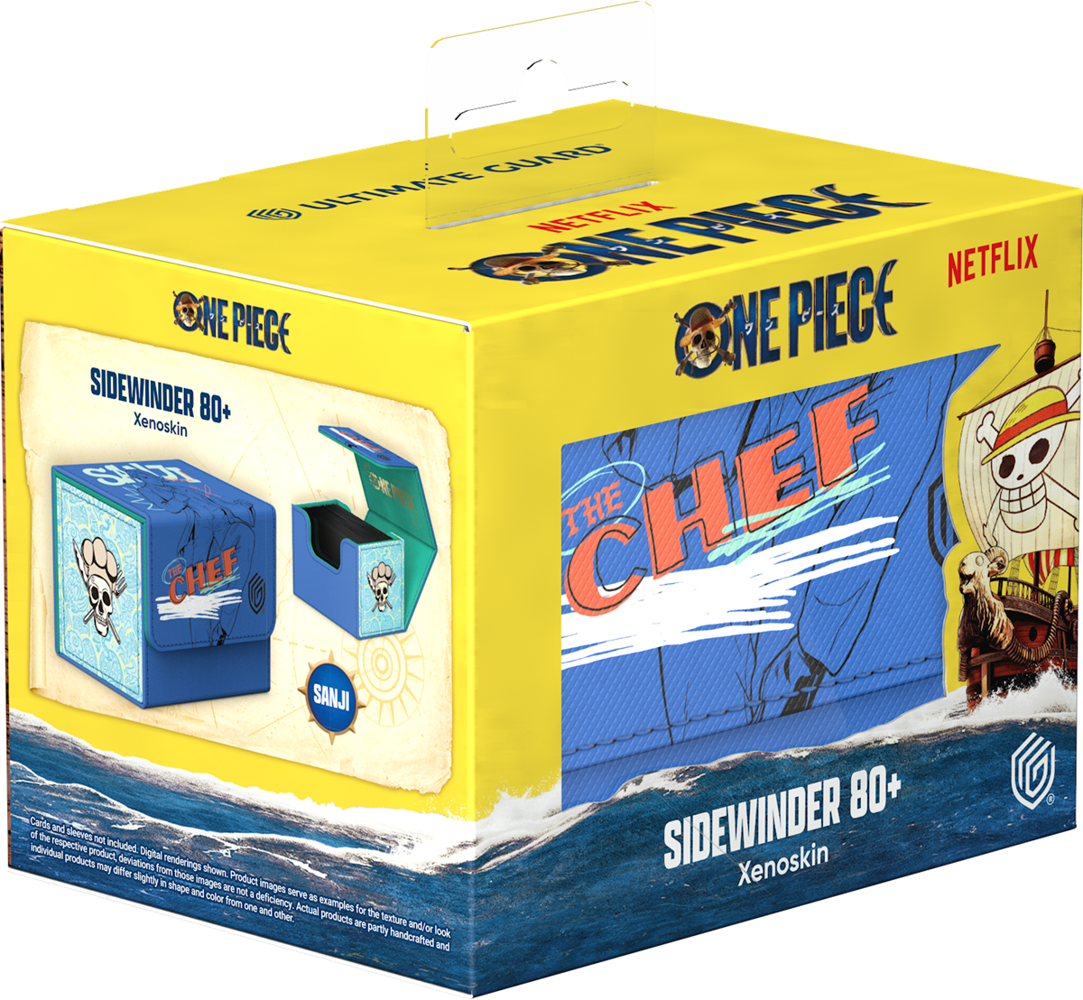 Ultimate Guard Deck Case Sidewinder 80+ Xenoskin One Piece - Sanji