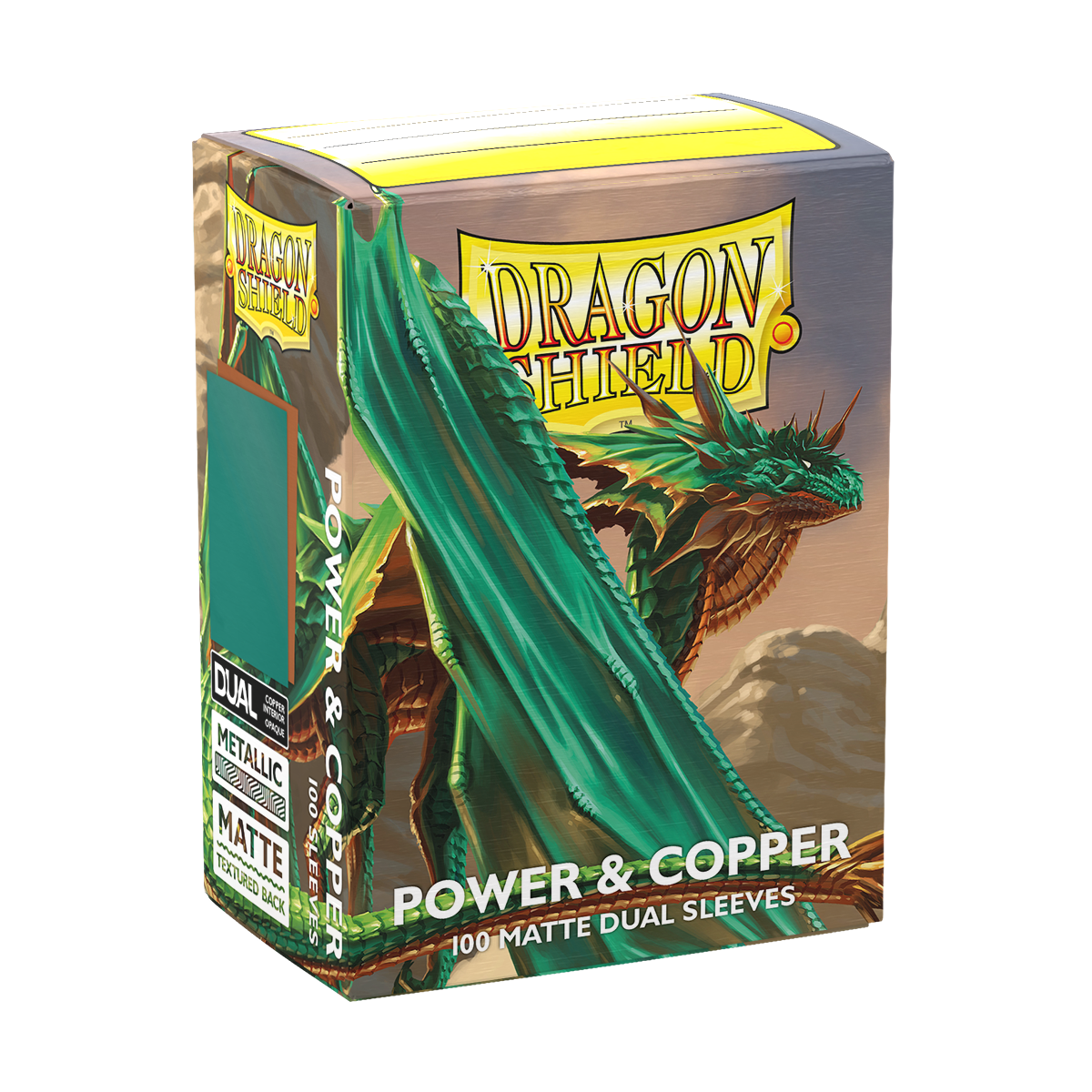 Dragon Shield Sleeves Dual Matte Power And Copper 100ct